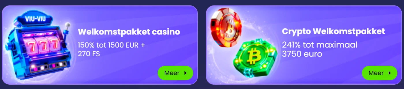 Viu Viu Casino Welkomstbonus